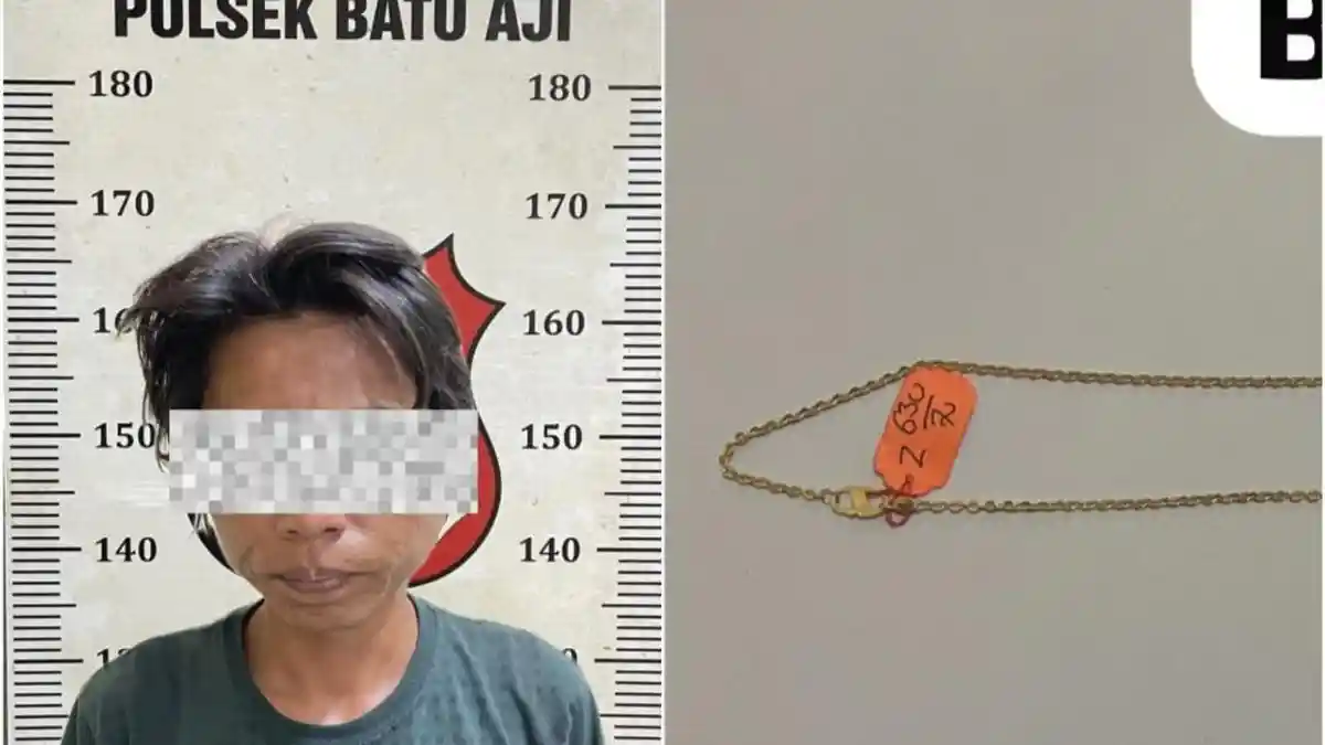 Modus Coba-coba Perhiasan, Pria di Batu Aji Batam Bawa Kabur Kalung Emas 2,6 Gram