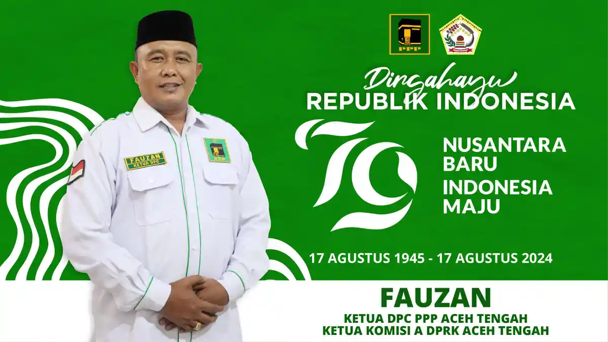 Fauzan Mengucapkan Dirgahayu Republik Indonesia ke-79 Tahun