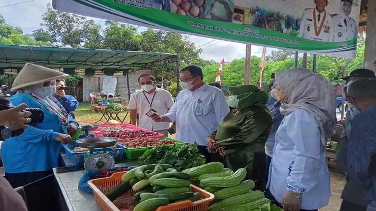 Buka Pasar Tani, Kementerian Pertanian Jamin Stok Pangan di Kepri Aman hingga Lebaran