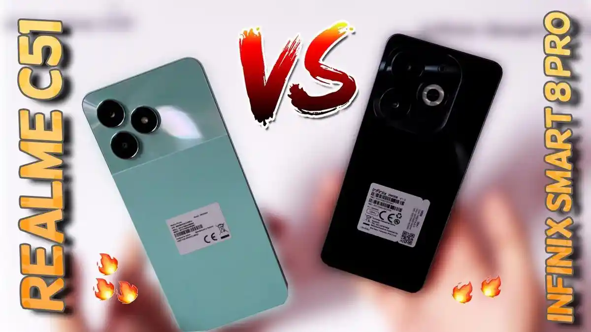 Perbandingan Realme C51 vs Infinix Smart 8 Pro, Harga di Juli 2024 Spesifikasi