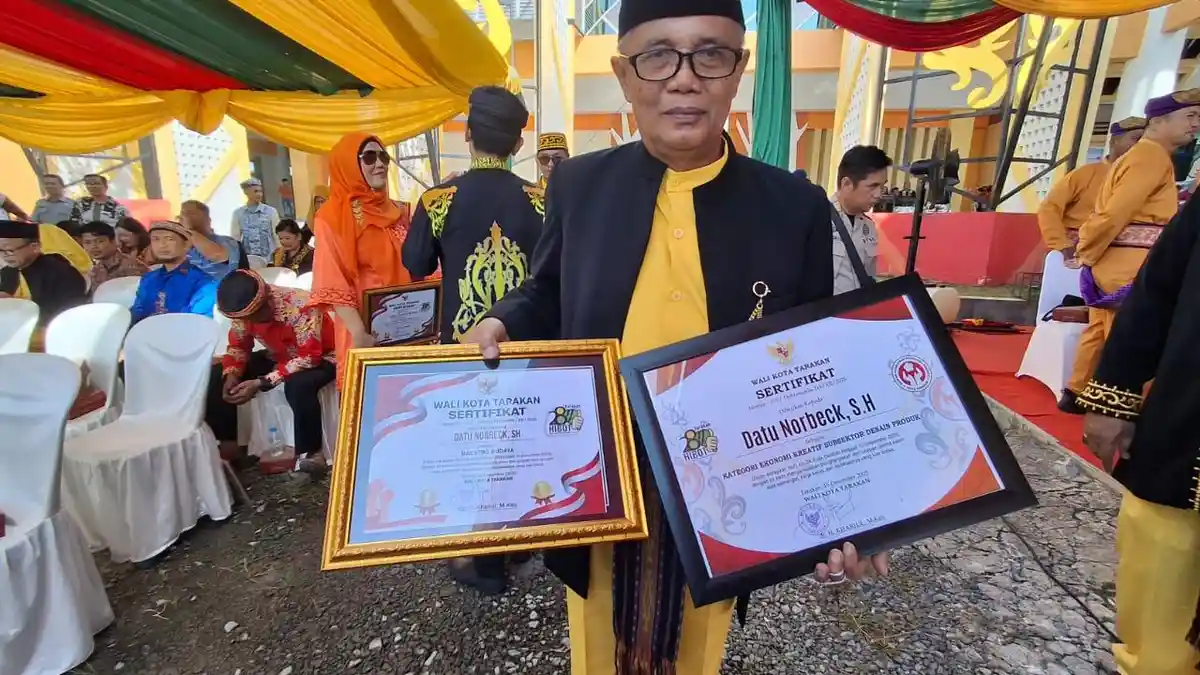 Hari Jadi Ke-28 Kota Tarakan, Budayawan Tidung Datu Norbeck Dapat Dua ...