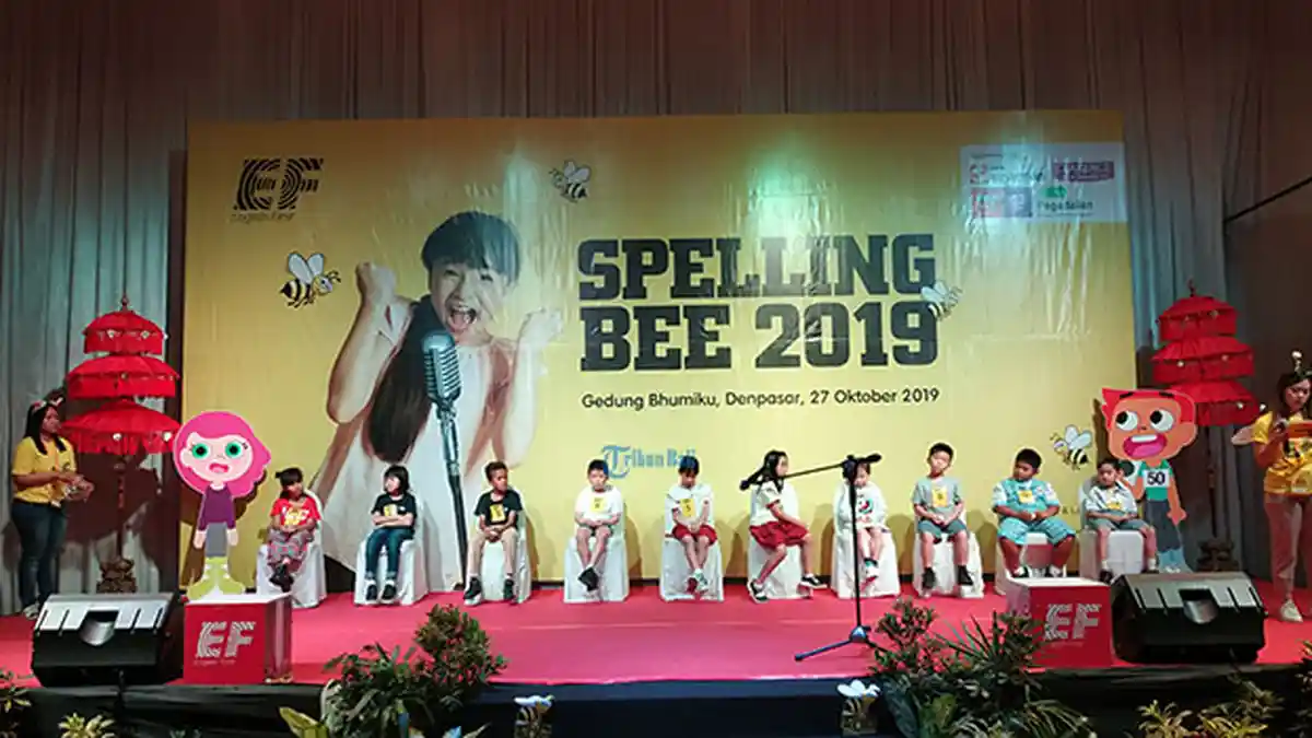 Asah Skill Bahasa Inggris, 460 Siswa Belia Meriahkan Kompetisi EF Spelling Bee Bali