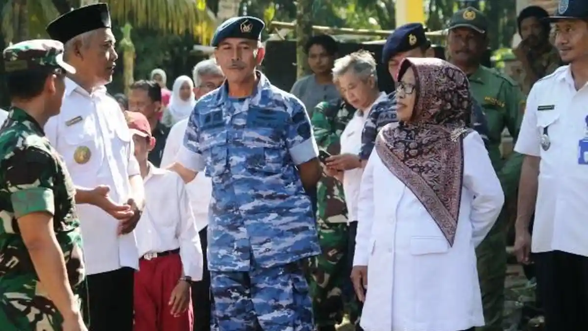 Bupati Umi Tinjau Lokasi Program TMMD Sengkuyung Tahap II Kodim 0712/Tegal