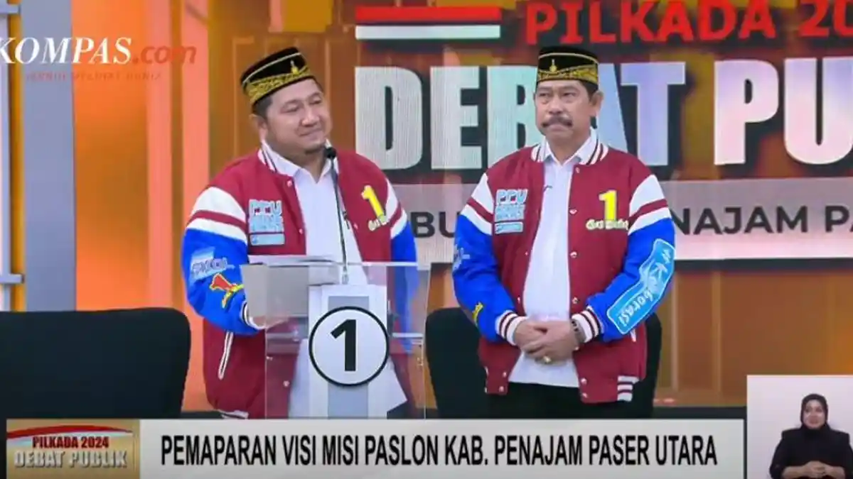 Debat Pilkada PPU 2024, Pasangan Calon Mudyat Noor-Abdul Waris Muin Paparkan Visi Misi Perkuat SDA