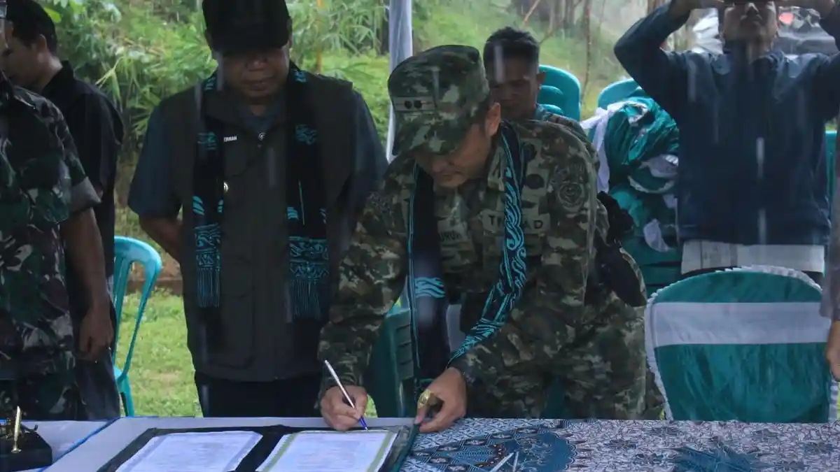 Hujan Deras Iringi Pembukaan TMMD Kodim Majalengka, Jalan Antar Desa hingga Sumur Bor Dibangun