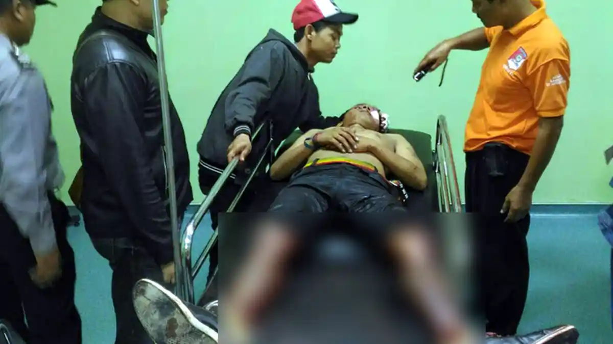 Pria Datang ke Polsek Denpasar Barat dengan Bersimbah Darah, Ini yang Terjadi