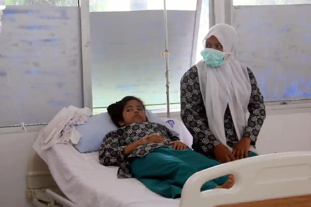 Ibu Korban Asap di Aceh Barat: Setahun Ini Anak Saya Sudah Dua Kali Dirawat