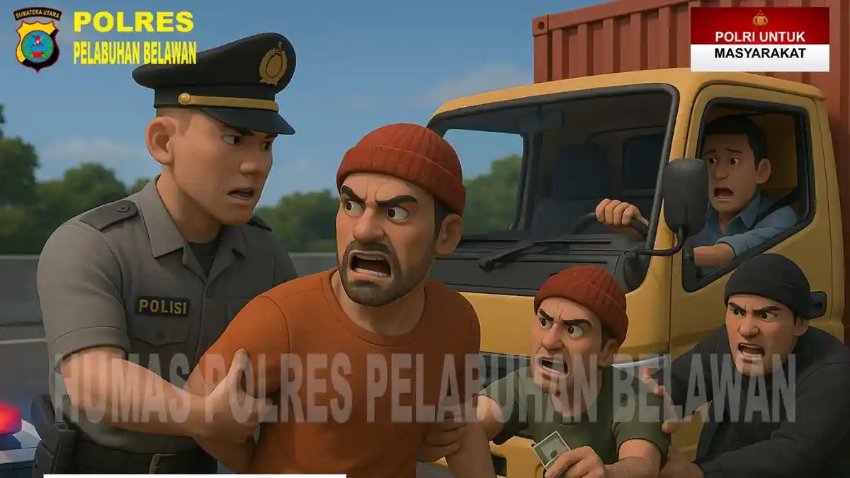 Polres Pelabuhan Belawan Ajak Warga Laporkan Aksi Premanisme ke Call Center 110