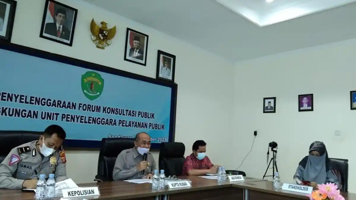 Bapenda Kubar Gelar Forum Komunikasi Publik Pelayanan Umum