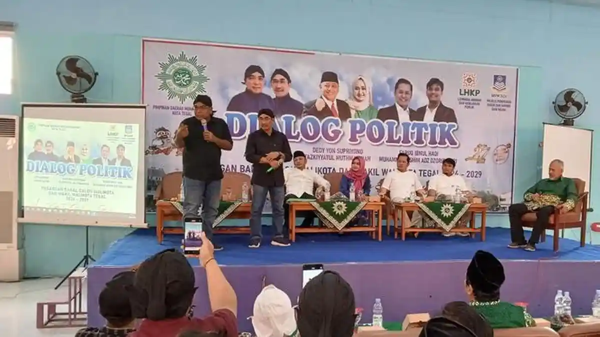 Program Kerja Unggulan 3 Pasangan Peserta Pilwakot Tegal, Dipaparkan di Hadapan Warga Muhammadiyah