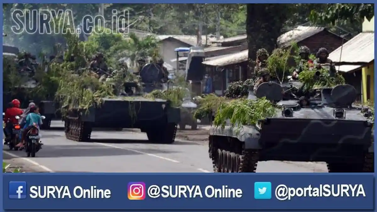 1.300 Anggota Marinir Latihan Perang di Situbondo