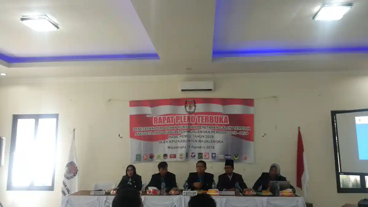 KPU Majalengka Tetapkan Anggota DPRD Terpilih, Didominasi Wajah-wajah Baru, Ini Daftarnya