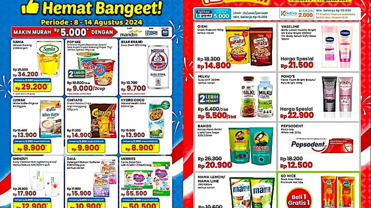 Promo JSM Indomaret 9-14 Agustus 2024 Dapatkan Diskon dari Kopi, Teh, Aneka Snack dll