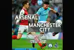 Ini Lokasi Nobar Laga Arsenal vs Manchester City Nanti Malam