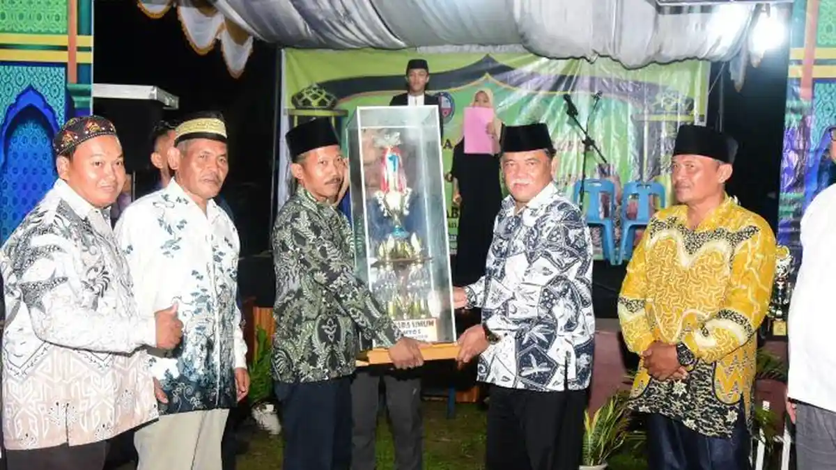 Yusuf Siregar Tutup Acara MTQ ke-2 Tingkat Desa Nogo Rejo, Berpesan untuk Belajar Lagi