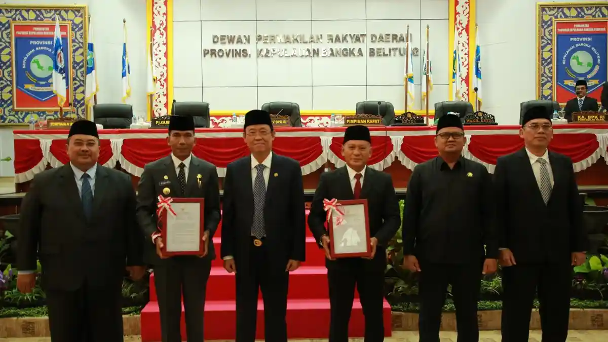 Ketua DPRD Babel Sebut Kinerja Pemprov Babel Cukup Baik, Raih Opini WTP dari BPK