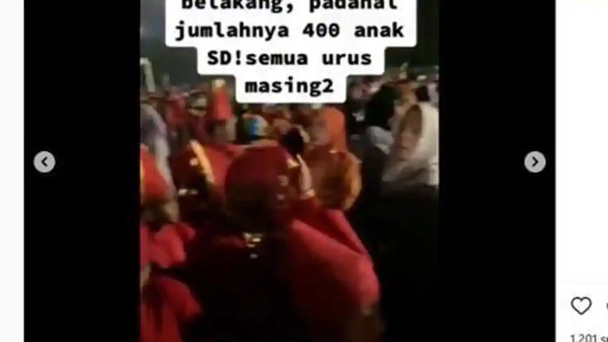 Video Viral Instagram, Ratuan Anak SD Di Makasar Batal Tampil Di Acara Ulang