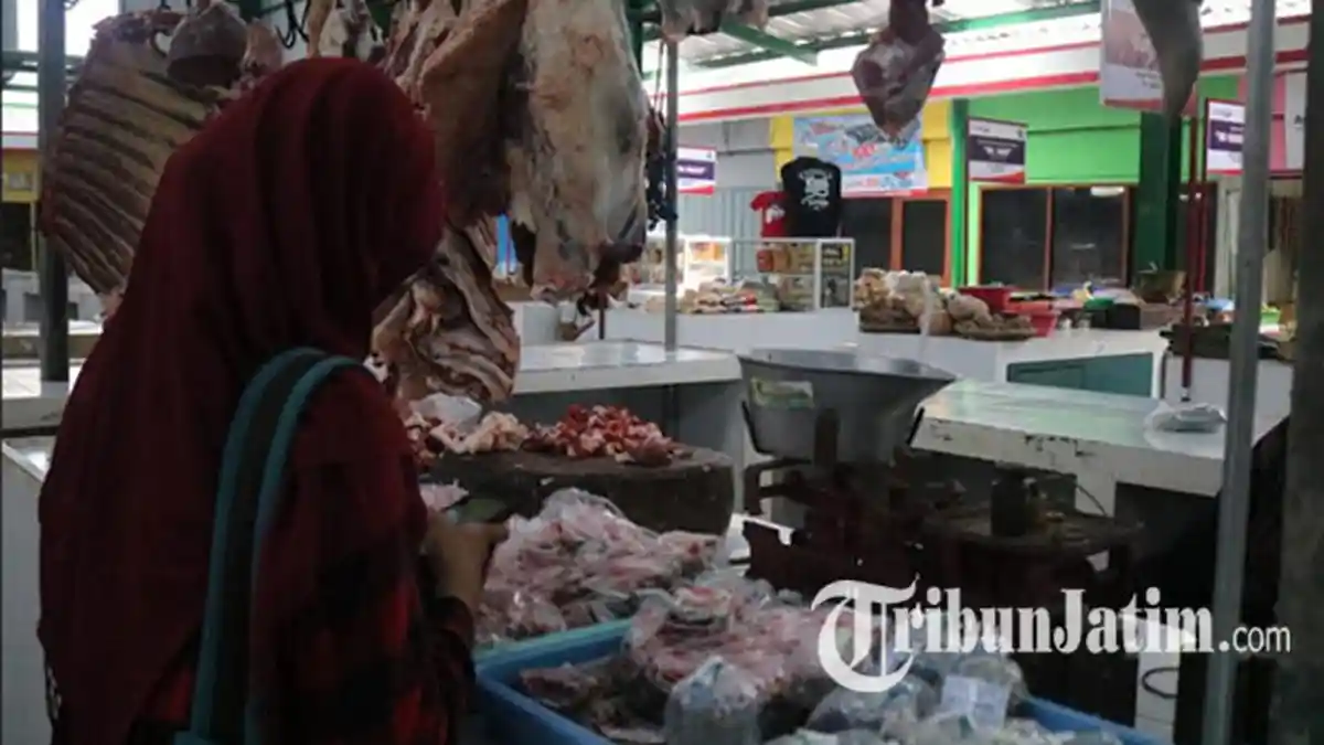 Harga Daging Sapi di Pasar Klojen Terpantau Stabil Jelang Bulan Ramadan, Rp 115 Ribu Per Kg