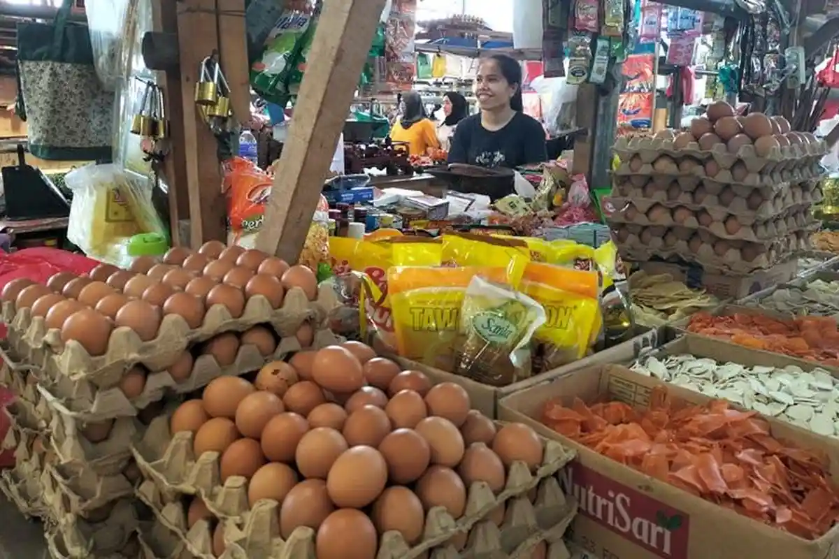 Jelang Ramadan, Harga Telur di Pasar Tradisional Bandar Lampung Tembus Rp 30 per Kg