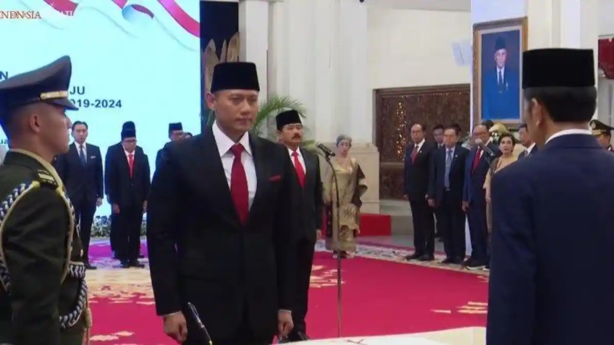 Presiden Jokowi Tunjuk AHY sebagai Menteri ATR/BPN, Gibran Bantah Ada Andil Dirinya