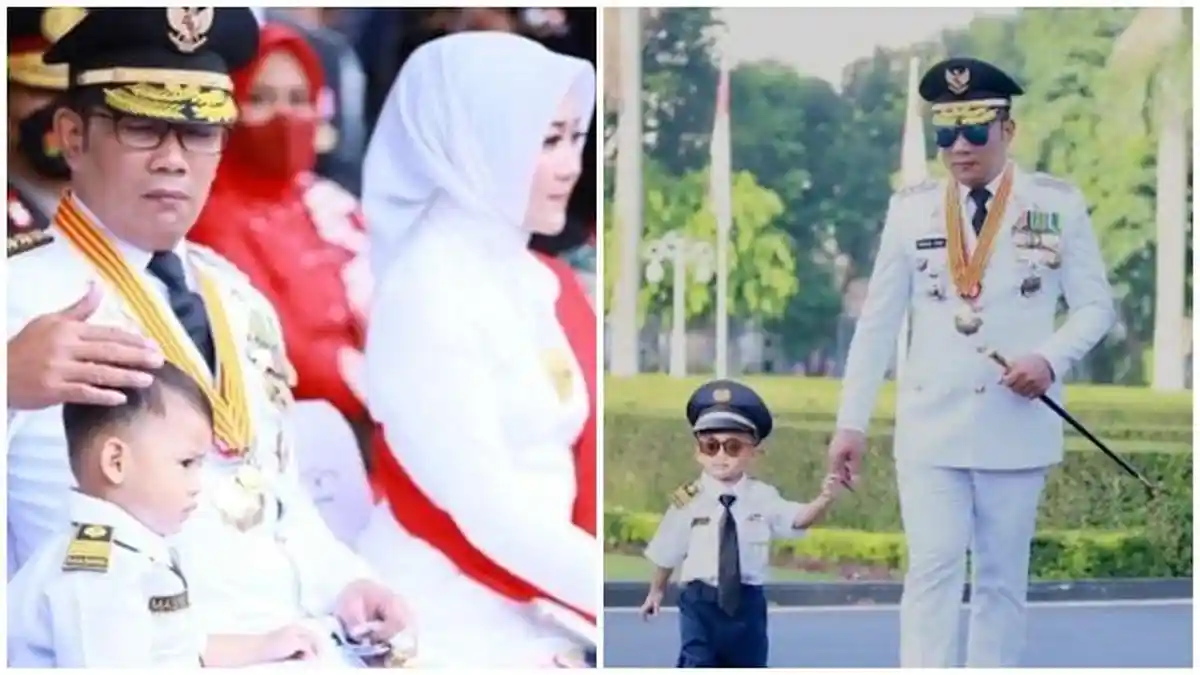 Pertama Kalinya Ikut Upacara 17 Agustus, Ridwan Kamil Berharap Arka jadi Ini: Bela NKRI & Pancasila