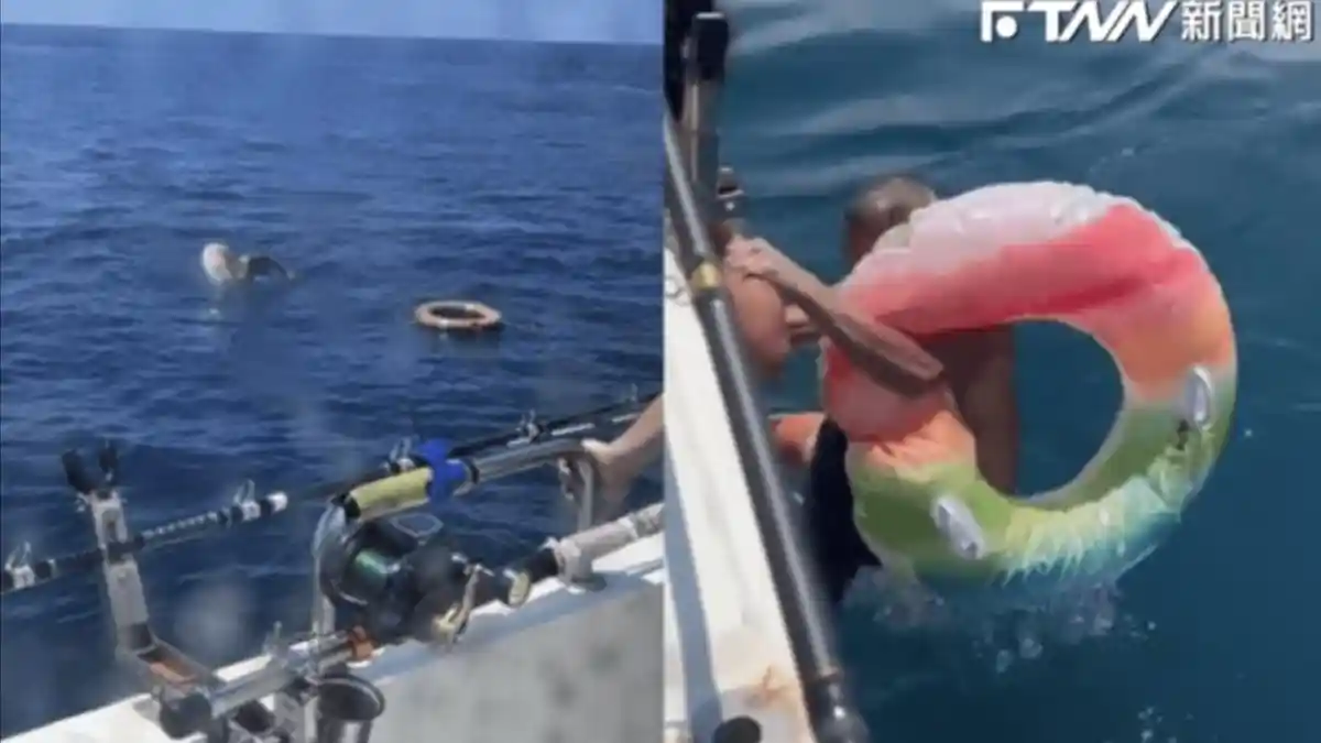 Tertidur di Ban Renang, Pria Ini Tak Sadar Hanyut ke Laut Lepas Selama 19 Jam