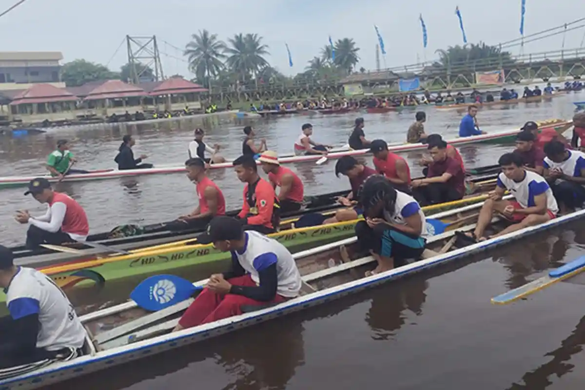 Masyarakat Mempawah Sambut Baik Lomba Sampan Bidar se-Kalbar yang Diadakan Pecinta Dayung Mempawah