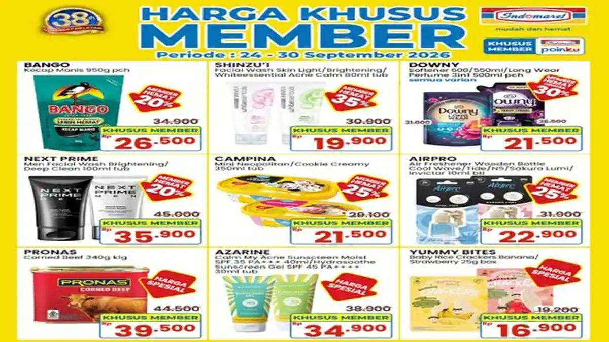 Promo Indomaret Hari Ini Kamis, Harga Spesial Member Bango Kecap Manis ...