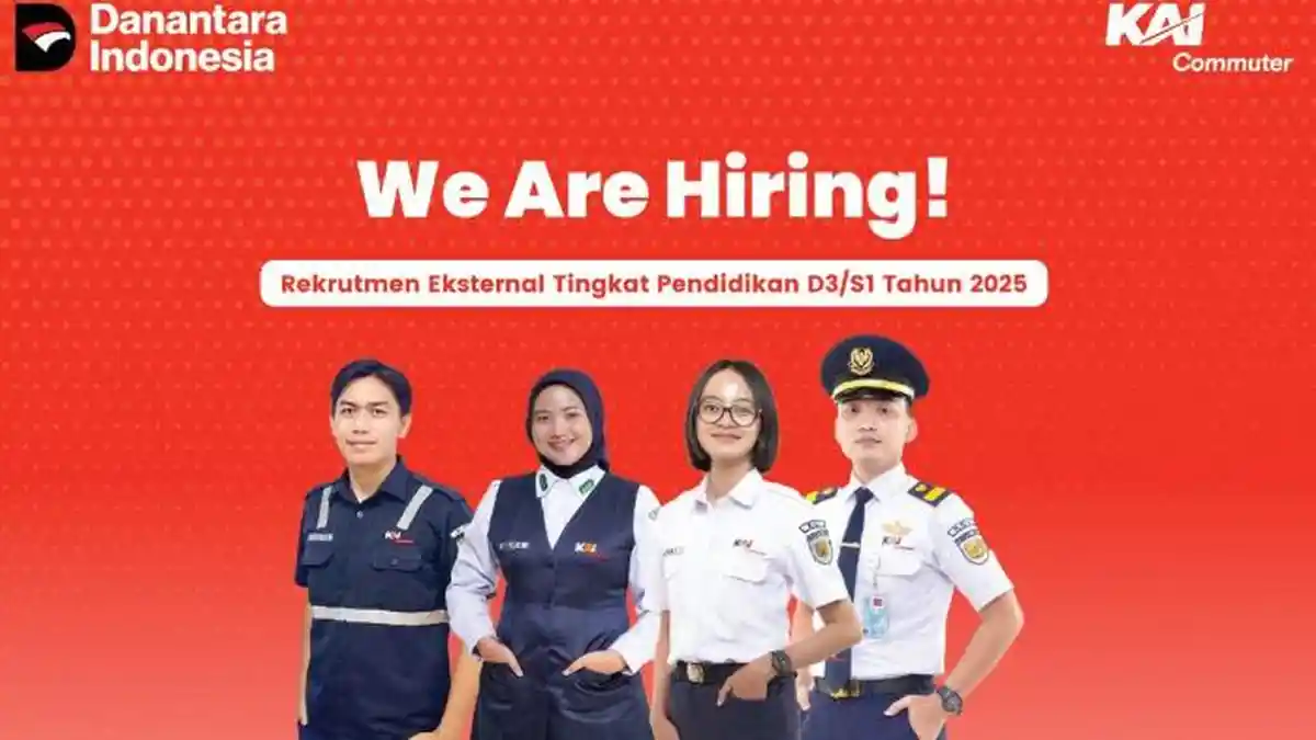 KAI Commuter Buka Lowongan Kerja, Ada 8 Posisi yang Ditawarkan, Pendaftaran Cuma Sampai 3 Oktober!