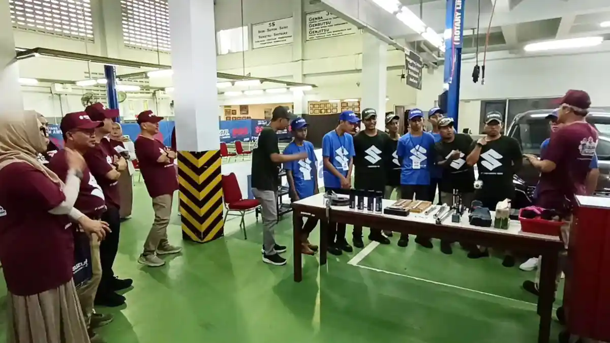 23 SMK Otomotif Kaltim Adu Skill di Suzuki Vocational Contest Samarinda