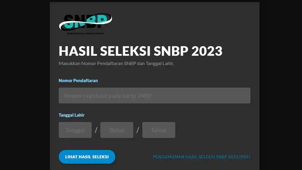 Cara Mengetahui Nomor Pendaftaran SNBP 2023