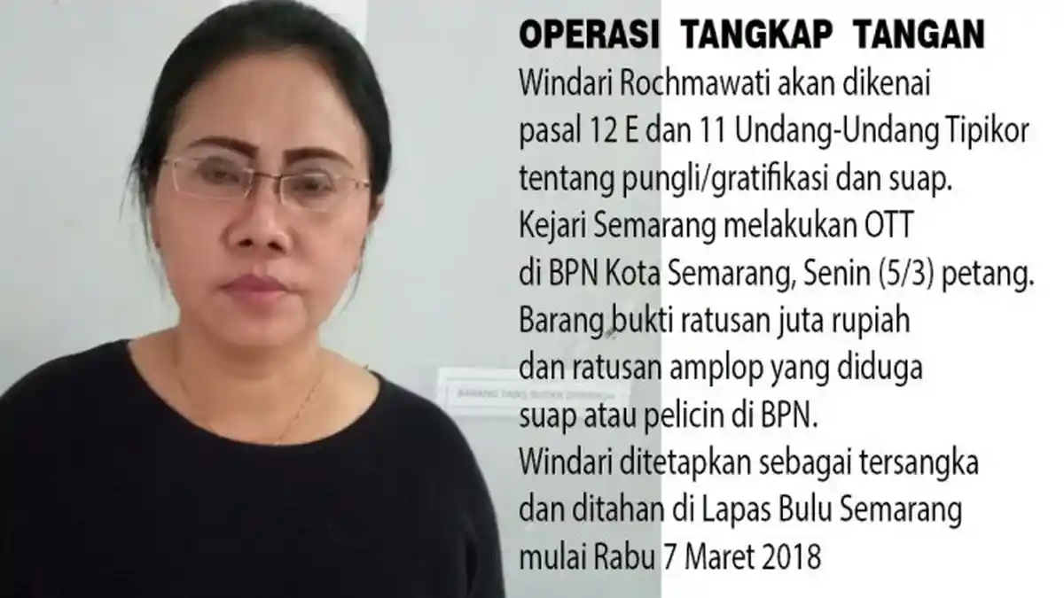 Kena Operasi Tangkap Tangan, Begini Perjalanan Kasus Kepala BPN Kota Semarang