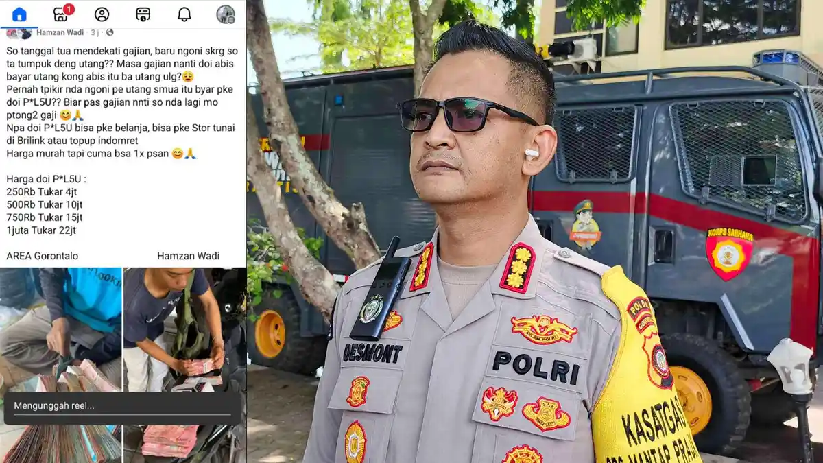 Heboh Akun Facebook di Gorontalo Jual Uang Palsu, Rp 250 Ribu Jadi Rp 4 Juta, Kini Diburu Polisi