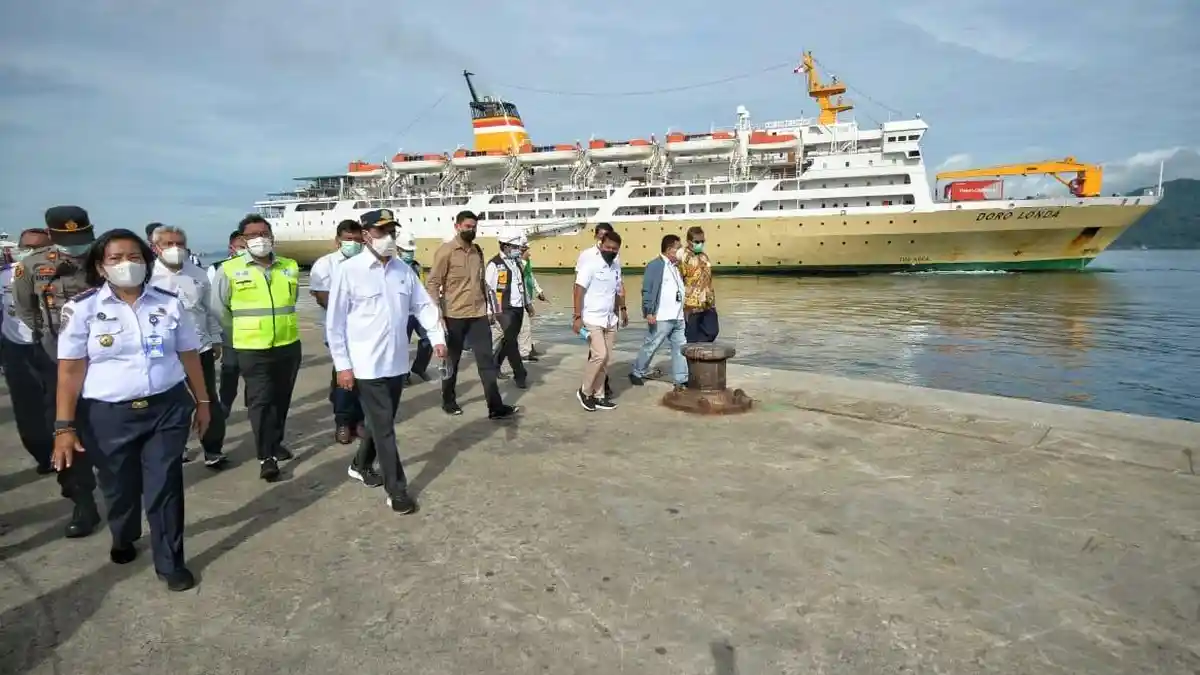 Menhub Pastikan Protokol Kesehatan di Pelabuhan Yos Sudarso Berjalan Baik