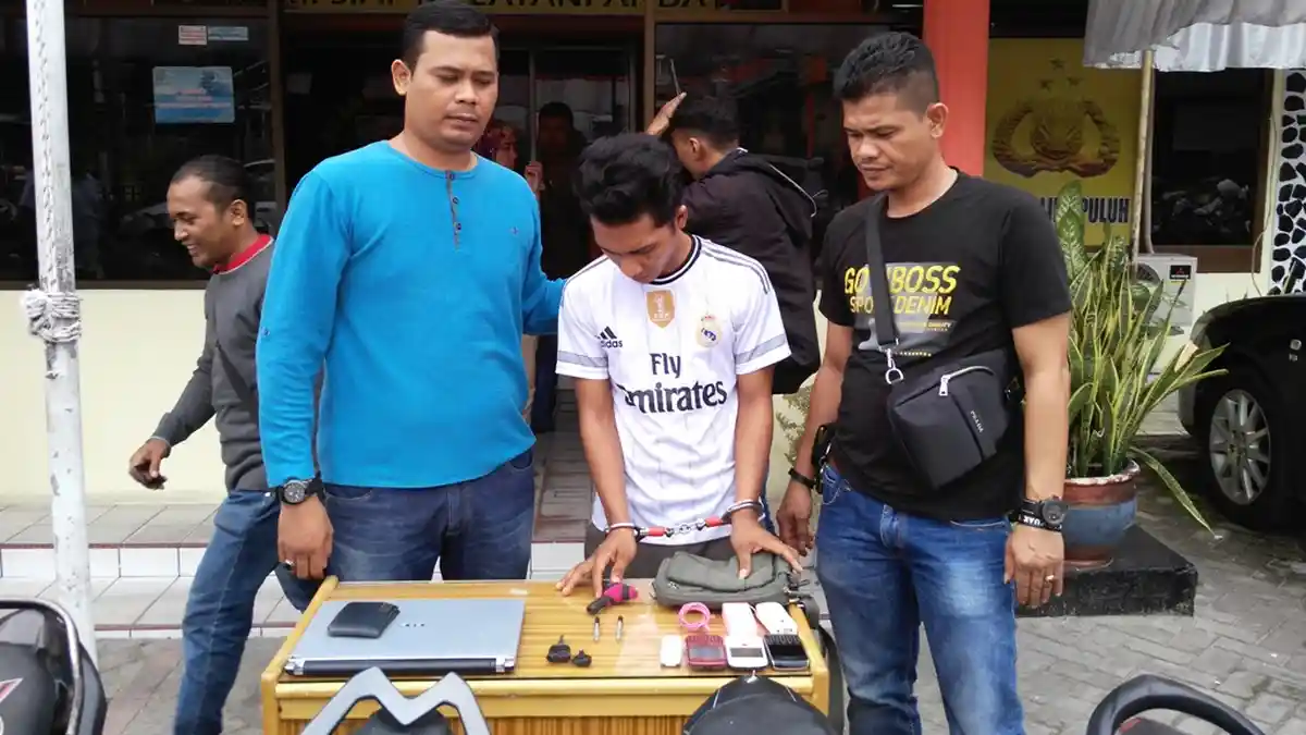 Beraksi Bersama Istri, Pria Ini Sudah Curi Motor di 30 Lokasi