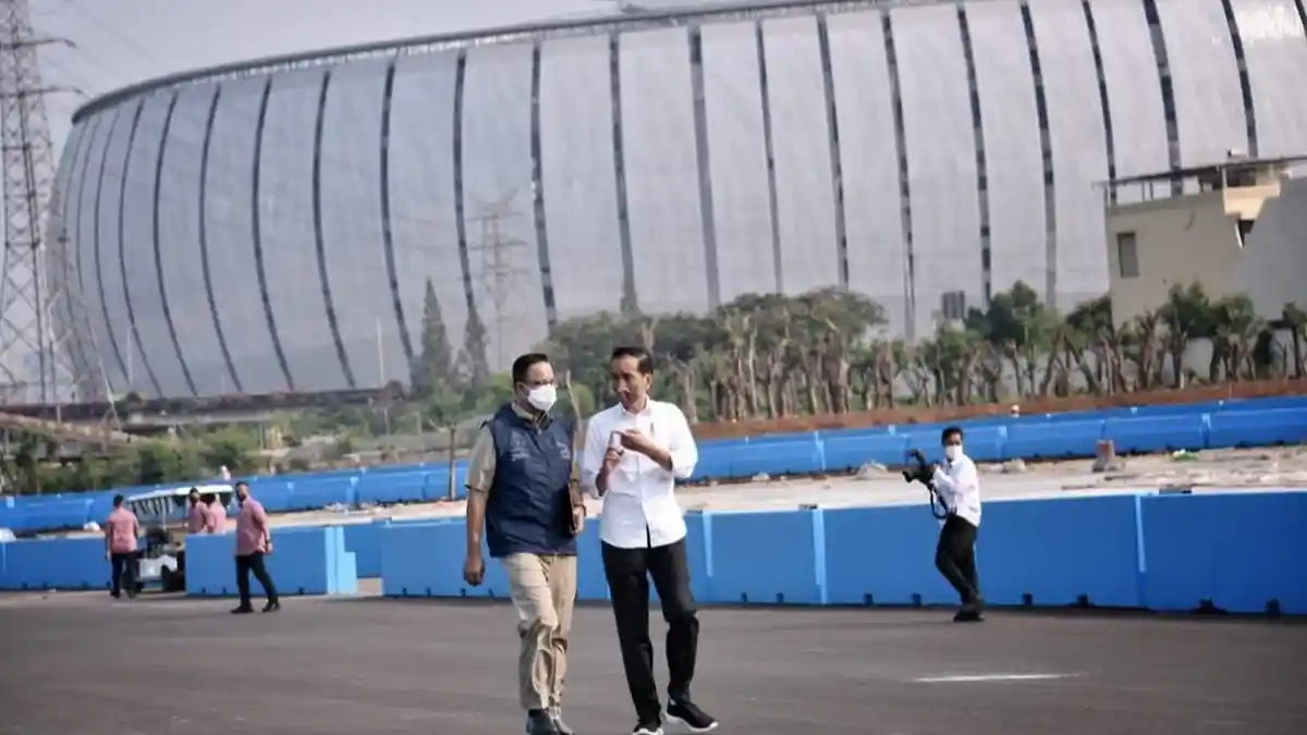 Potret Kebersamaan Presiden Jokowi dan Anies Baswedan Viral, Warganet: Jangan Kaitkan Pilpres Lah