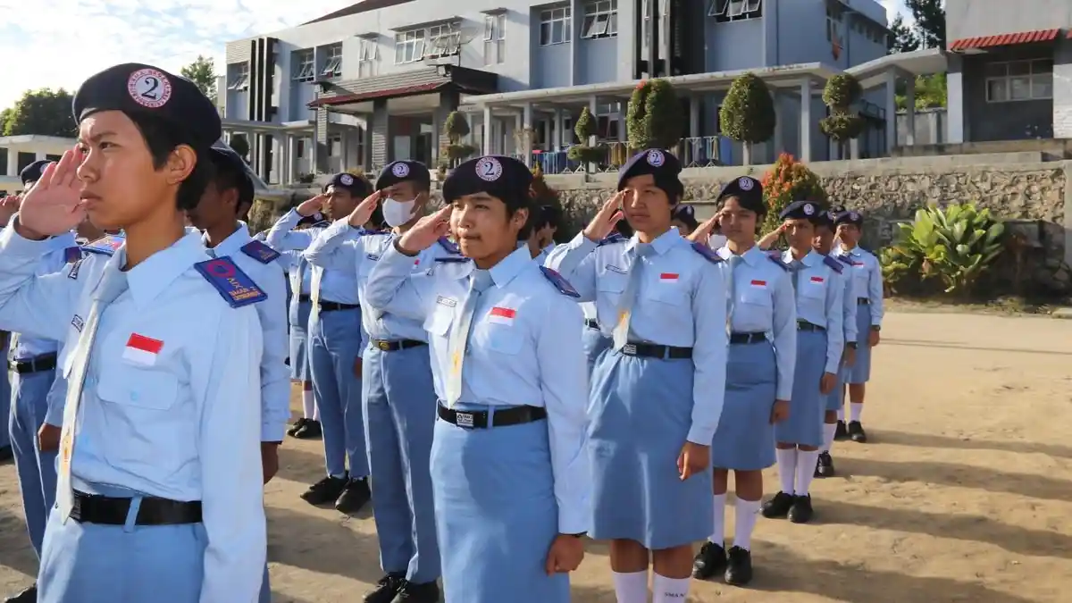 Cegah Kenakalan Remaja, Program Police Goes To School Digelar Serentak di Jajaran Polres Humbahas