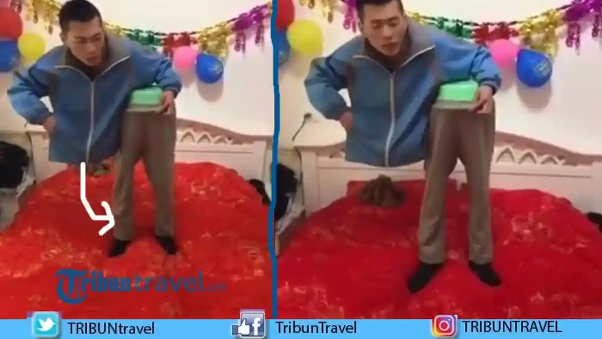 Anda Mungkin Berpikir Keras Bagaimana Trik Sulap Ini Dilakukan, Ternyata Seperti Ini