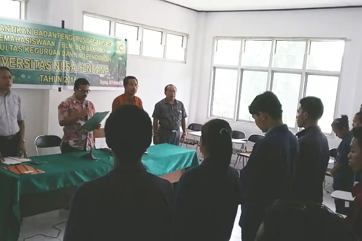 Usai Dilantik, Pengurus BLM, BEM dan HMJ Lingkup FKIP Undana Langsung Gelar Rakor