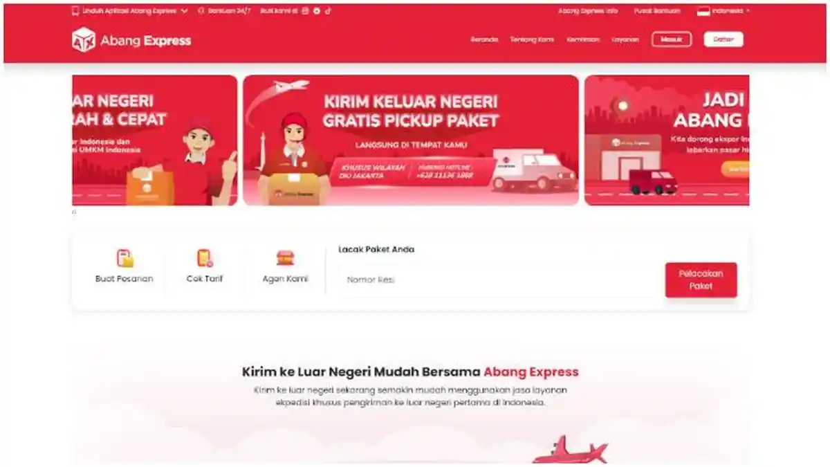 Cara Cek Resi Abang Express Secara Online, Khusus Pengiriman Internasional Jangan Lupa Nomor Resi