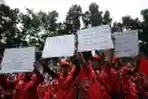 Gerakan Buruh Jakarta Demo Tolak Omnibus Law