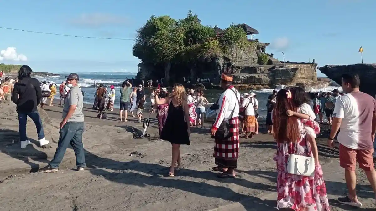 Cuti Bersama Idul Adha, Dua DTW di Tabanan Dipadati Wisatawan