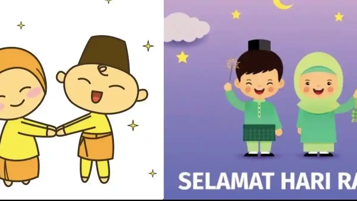 60 Gambar Bergerak dan Kartu Ucapan Hari Raya Idul Fitri 2025, bisa Download Gratis
