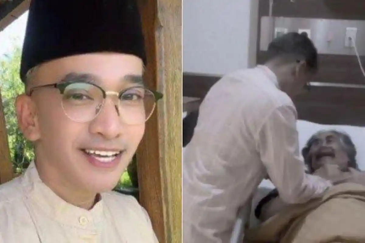 Tangis Jaja Miharja Dijenguk Ruben Onsu, Sang Artis Senior Terbaring di RS: Gak Bisa Lama Berdiri