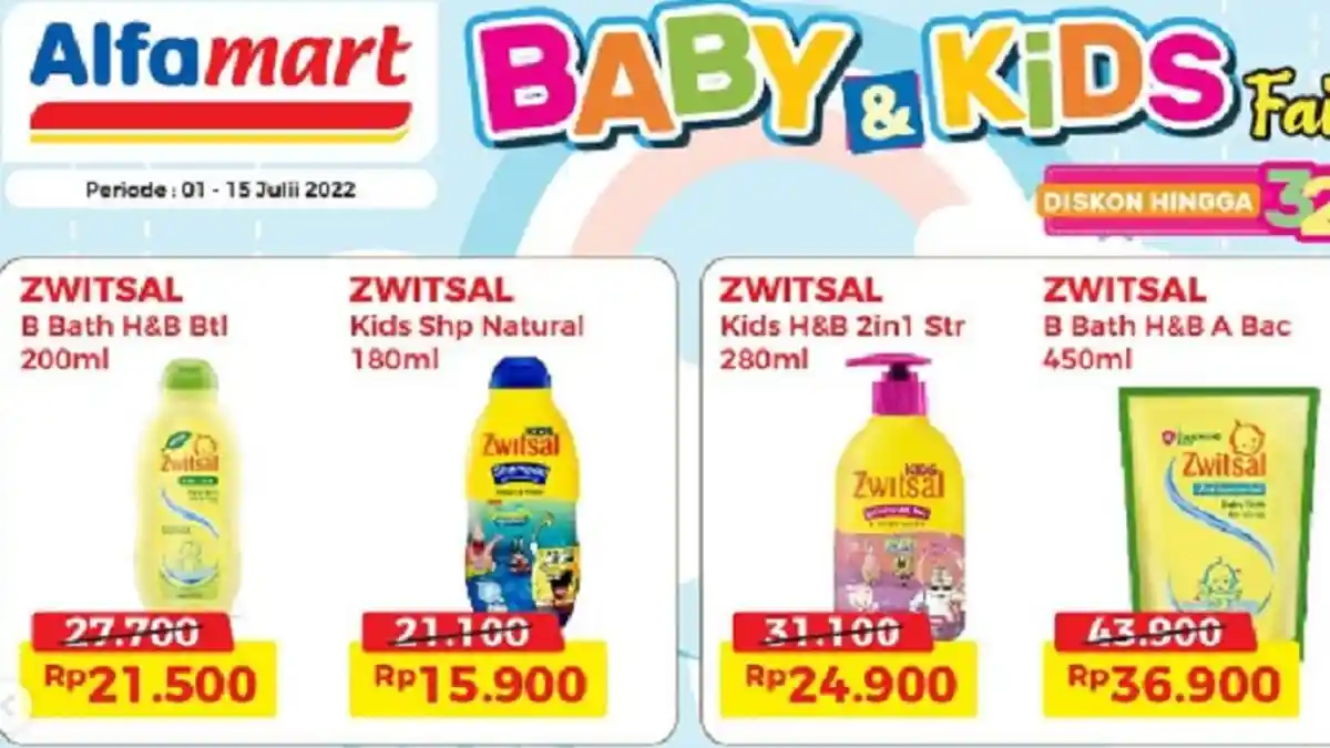 MURAH! Promo JSM Alfamart 9 Juli 2022: Diskon Bedak Bayi, Sweety Silver Pants Diskon Rp30.000