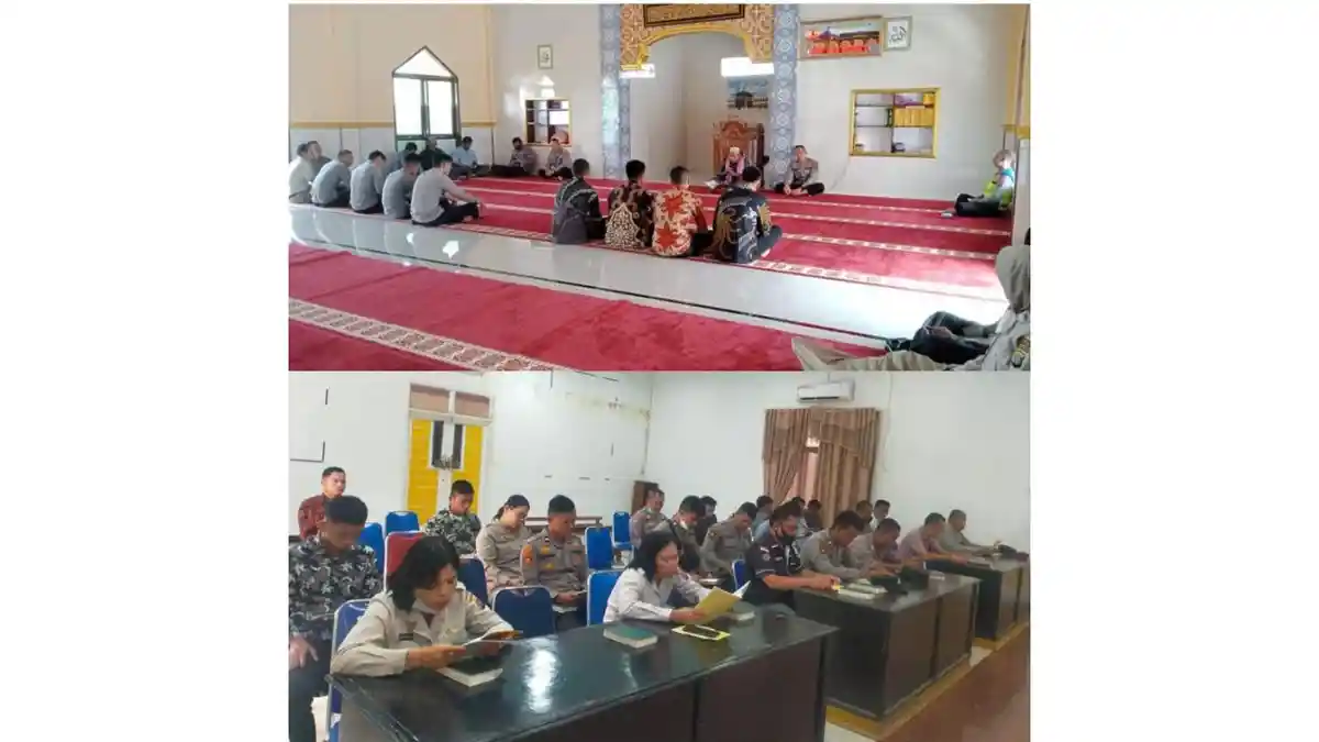 Pembinaan Rohani dan Mental Rutin di Gelar Polres Tapteng sebagai Wadah Memupuk Ketaqwaan