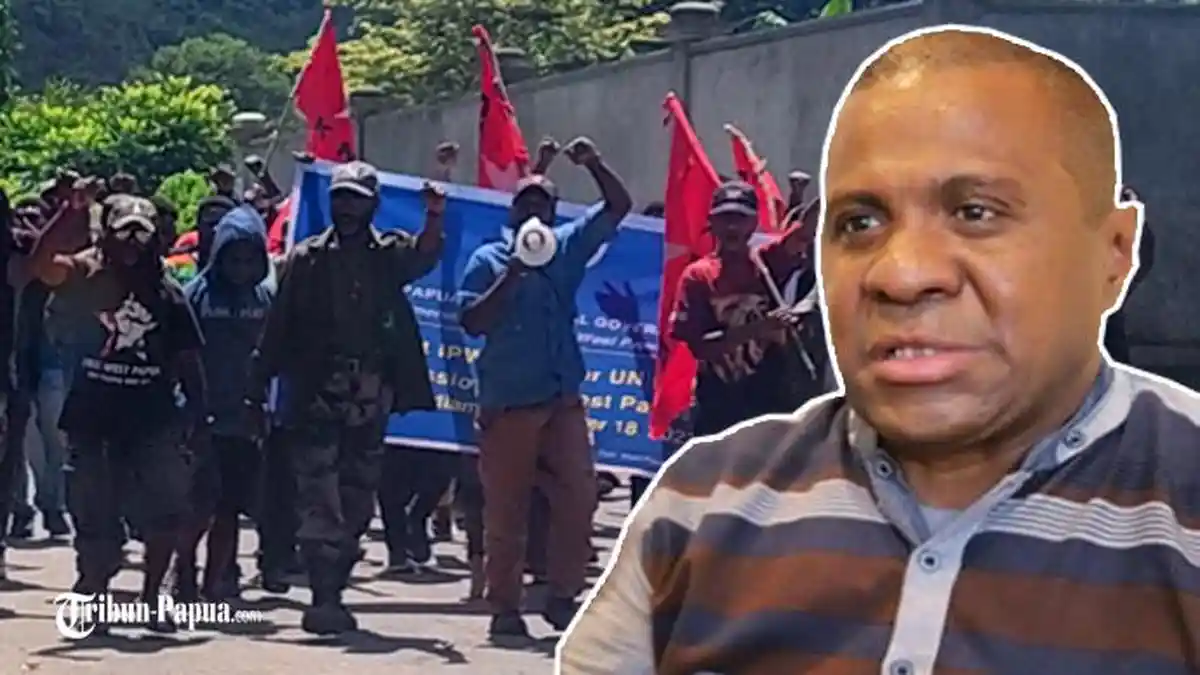 Aksi ULMWP di Jayapura Dikritik Marinus Yaung, Buchtar Tabuni: Dosen Tidak Berbobot!