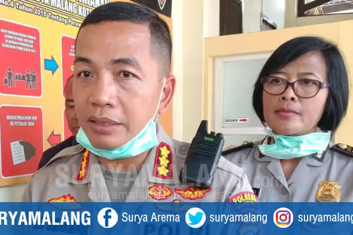 Social Distancing Ala Polresta Malang Kota, Layanan Masyarakat di Samsat dan Satpas SIM Tetap Buka