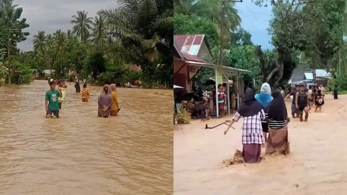 4 Desa di Banawa Selatan Donggala Diterjang Banjir Bandang, Warga Mengungsi