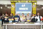 Empat Bulan, 320 Kasus Dibongkar, Polres Belawan Sikat Narkoba dan Kejahatan Jalanan